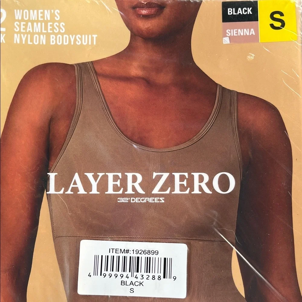 32 Degrees Women's Seamless Bodysuit - Black and Sienna nwt. Small - Picture 4 of 8